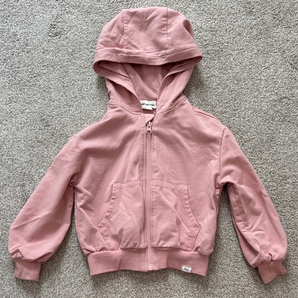 Miles The Label Kids Zip-Up Hoodie